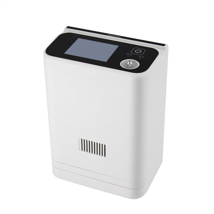 GOYOJO Compact 1-9L Pulse Flow Portable Oxygen Concentrator Machine with Long-life Battery for Outdoor Use